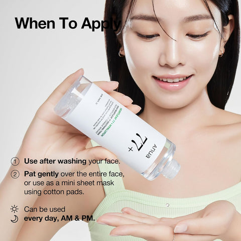 ANUA Heartleaf 77 Soothing Toner, Moisturizing & Calming Facial Toner for Glass Skin