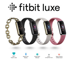 Fitbit Luxe Fitness Tracker AMOLED Screen 24/7 Heart Rate Monitor Sleep SpO2 Stress Tracker